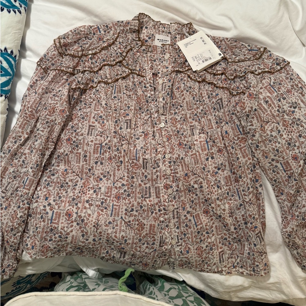 Isabel Marant Etoile Christa Blouse NWT - Picture 3 of 3